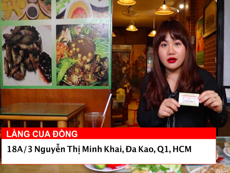 LÀNG CUA ĐỒNG - Món ngon miền Bắc tại trung tâm Q.1 TP. HCM